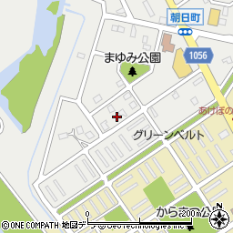 北海道江別市朝日町14-4周辺の地図