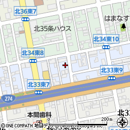 コーポ新道東周辺の地図