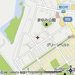 北海道江別市朝日町14-8周辺の地図