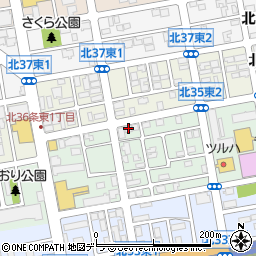 ホクトライティング株式会社　札幌営業所周辺の地図