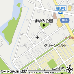 北海道江別市朝日町14-9周辺の地図