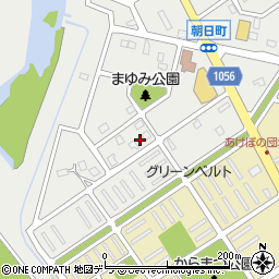 北海道江別市朝日町14-2周辺の地図