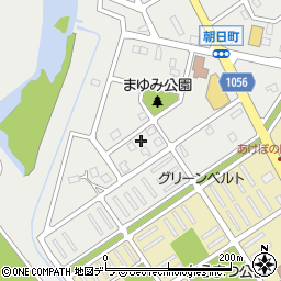 北海道江別市朝日町14-10周辺の地図