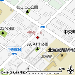 セイコーマート江別中央店周辺の地図