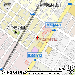北海道札幌市北区新琴似３条1丁目周辺の地図