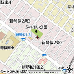 新琴似南会館周辺の地図