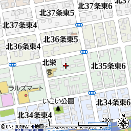 北海道札幌市東区北３５条東5丁目2周辺の地図