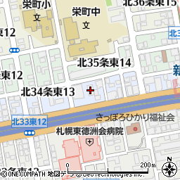 ケンウッド札幌営業所周辺の地図