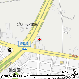 北海道札幌市東区丘珠町498-1周辺の地図