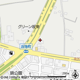 北海道札幌市東区丘珠町497周辺の地図