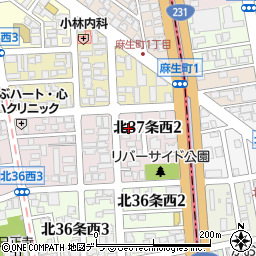 ＳＤＡ札幌キリスト教会周辺の地図