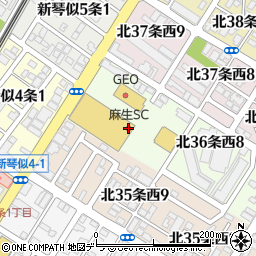 麻生ショッピングセンター周辺の地図