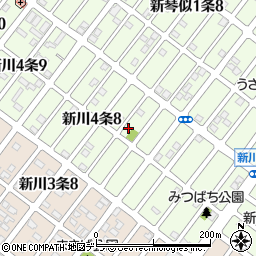 北海道札幌市北区新川４条8丁目11-5周辺の地図