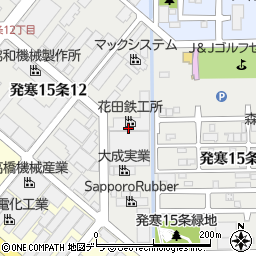 花田鉄工所周辺の地図