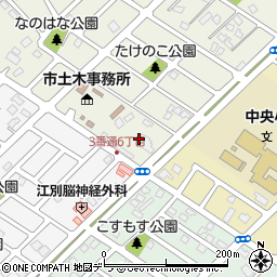 北海道江別市元江別本町20周辺の地図