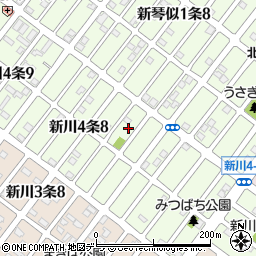 北海道札幌市北区新川４条8丁目11周辺の地図