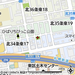 栄町ひばり公園周辺の地図