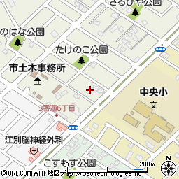 北海道江別市元江別本町19周辺の地図