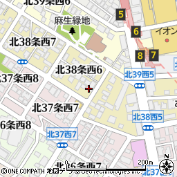 麻生恵館周辺の地図