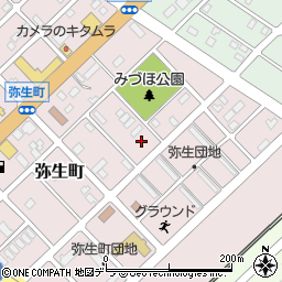 北海道江別市弥生町24-22周辺の地図