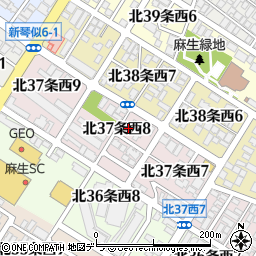 麻生緑館周辺の地図