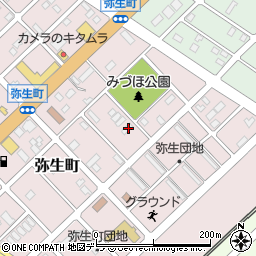 北海道江別市弥生町24-15周辺の地図