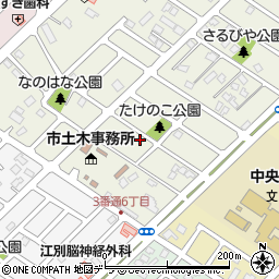 北海道江別市元江別本町18-2周辺の地図