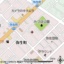北海道江別市弥生町24-7周辺の地図