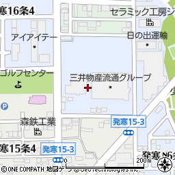 日本チルド物流株式会社　札幌事業所周辺の地図