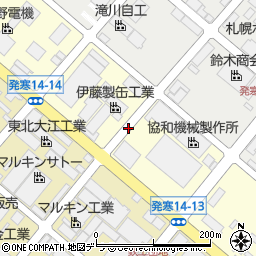 北海道札幌市西区発寒１４条13丁目周辺の地図