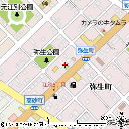 北海道江別市弥生町7周辺の地図