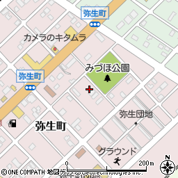北海道江別市弥生町24-12周辺の地図