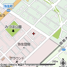 北海道江別市弥生町16周辺の地図