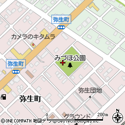 みづほ公園トイレ周辺の地図