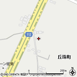 北海道札幌市東区丘珠町496-2周辺の地図