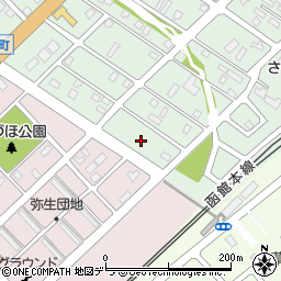 北海道江別市一番町34周辺の地図