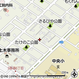北海道江別市元江別本町13周辺の地図