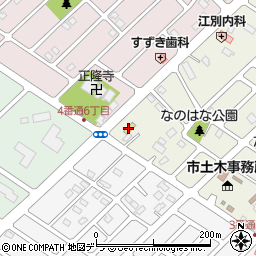 セブンイレブン江別元江別本町店周辺の地図