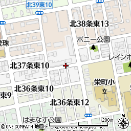 北海道札幌市東区北３７条東12丁目周辺の地図