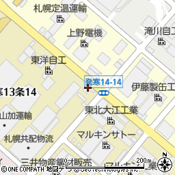 トヨタＬ＆Ｆ札幌株式会社　発寒支店周辺の地図