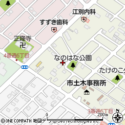 北海道江別市元江別本町37-6周辺の地図