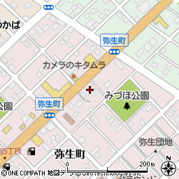 北進自動車工業ジョイピット江別店周辺の地図