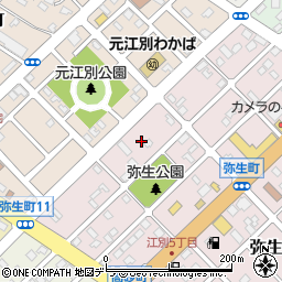 北海道江別市弥生町10周辺の地図