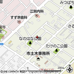 北海道江別市元江別本町37-10周辺の地図