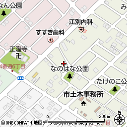 北海道江別市元江別本町37-38周辺の地図