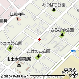 北海道江別市元江別本町13-13周辺の地図