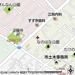 北海道江別市元江別本町39周辺の地図