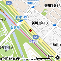 北海道札幌市北区新川２条13丁目1周辺の地図