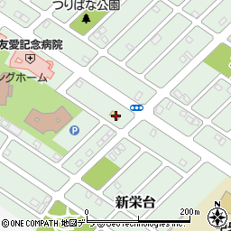 北海道江別市新栄台46-4周辺の地図