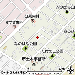 北海道江別市元江別本町37-65周辺の地図